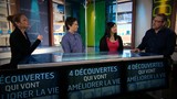 Dans les labos d'ici et d'ailleurs:<br>
Quatre découvertes qui vont améliorer notre vie.