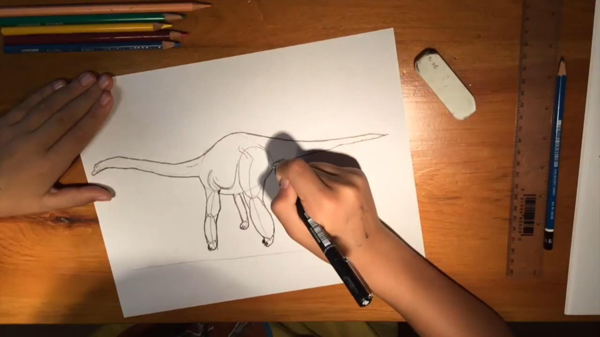 Comment Dessiner Un Dinosaure Facilement Comment dessiner un dinosaure