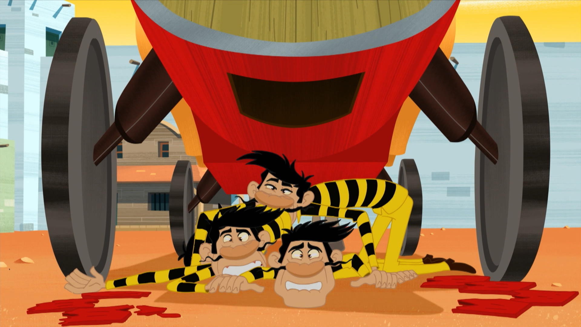 La stationservice Les Dalton Zone Vidéo TéléQuébec