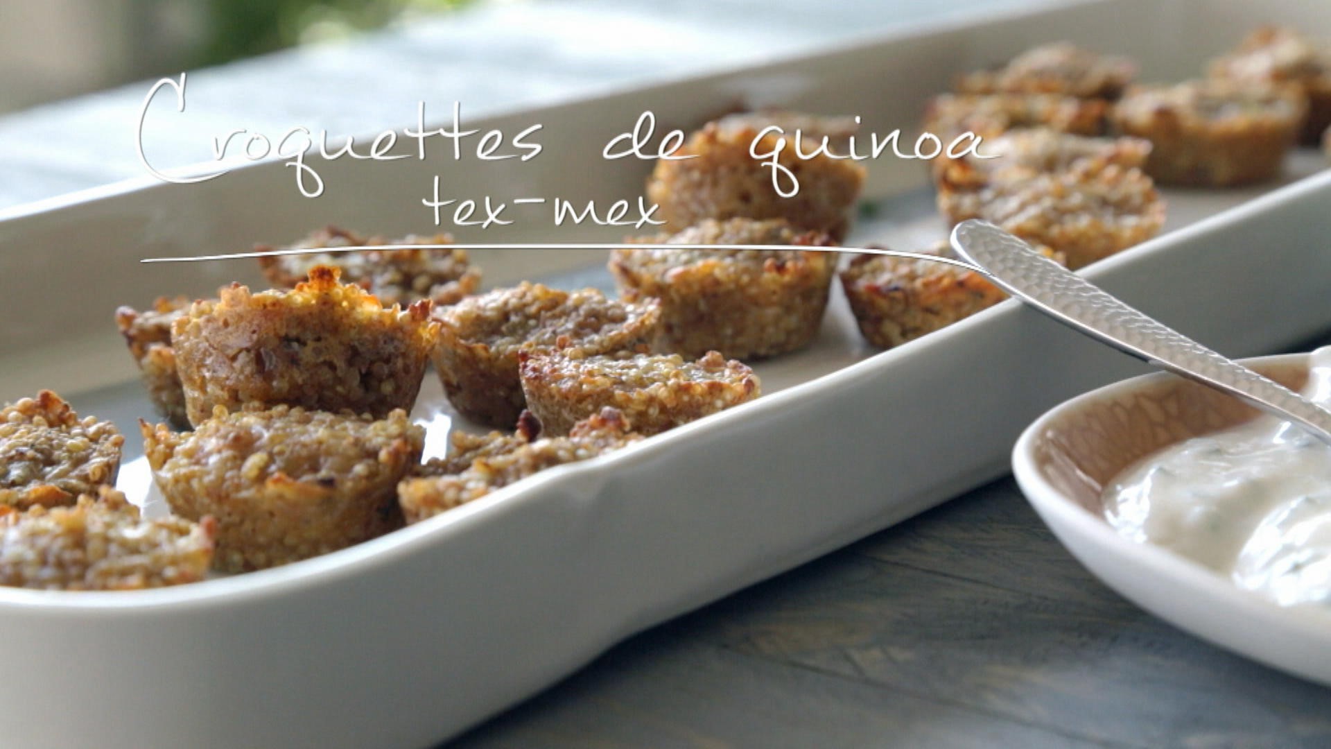 Croquettes de quinoa texmex Cuisine futée, parents pressés Zone Vidéo TéléQuébec