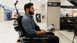 Rabii et son fauteuil
