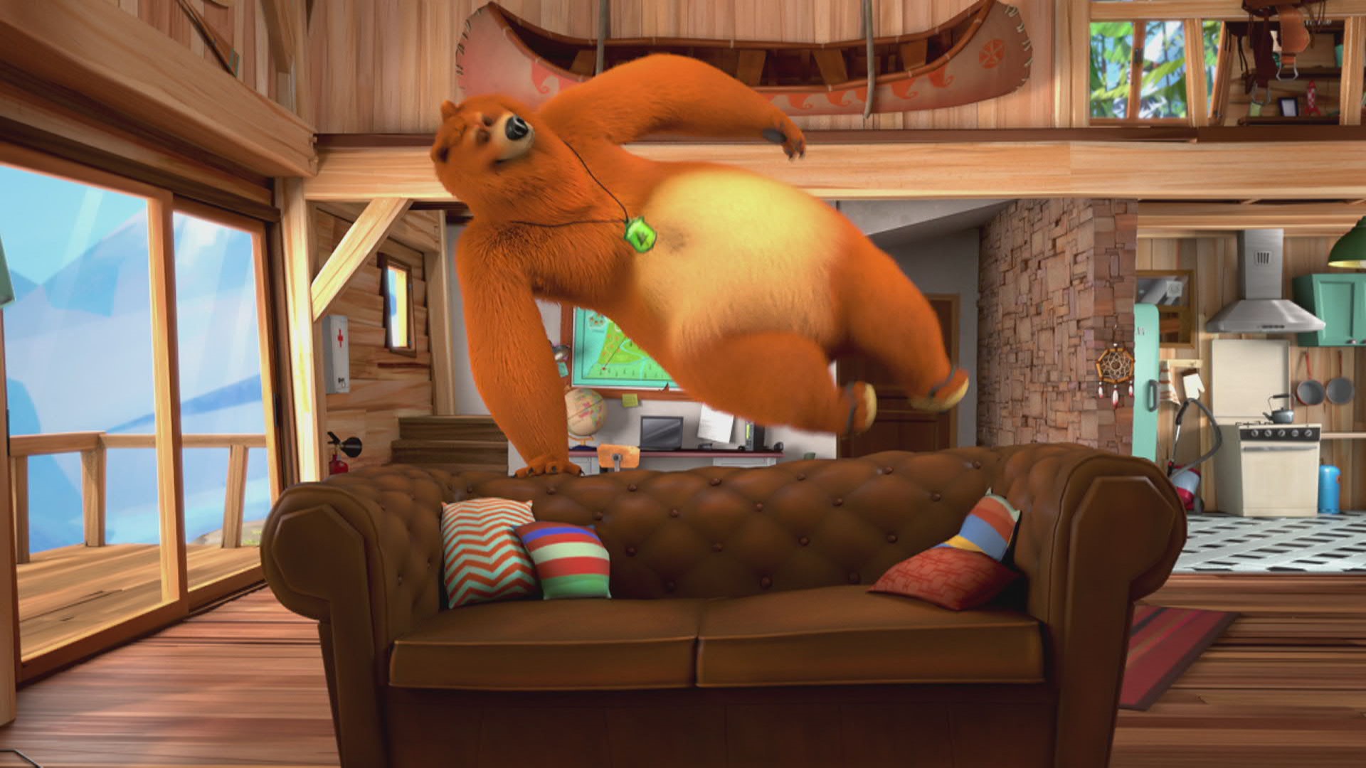 Dessin Animé Grizzly Et Les Lemmings Ours secoué | Grizzy et les Lemmings | Zone Vidéo Télé-Québec