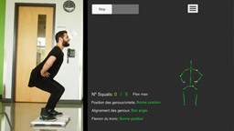 Un avatar qui corrige les squats