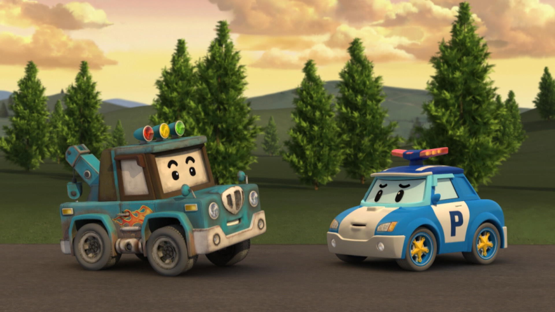 Un drôle de record | Robocar Poli | Zone Vidéo Télé-Québec