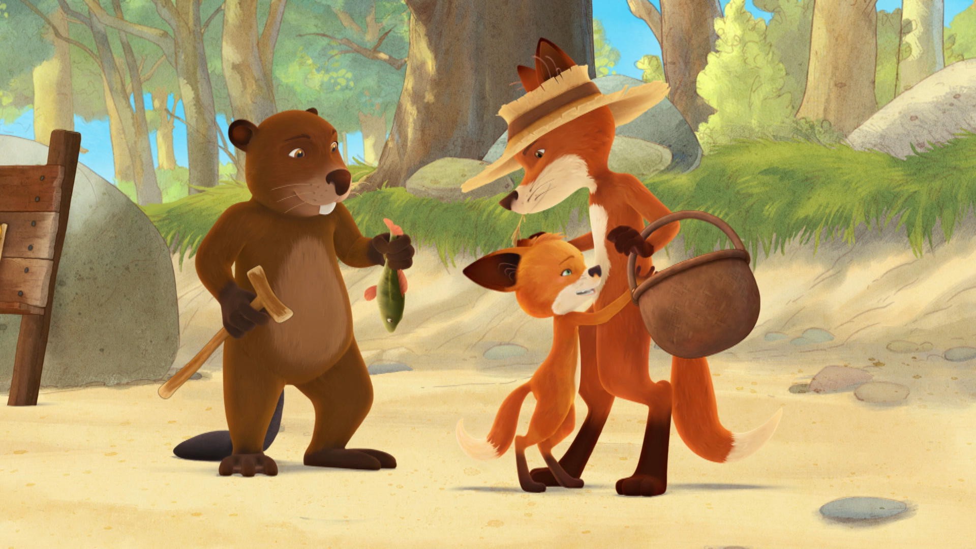 La promesse de Basile La famille BlaireauRenard Zone Vidéo TéléQuébec