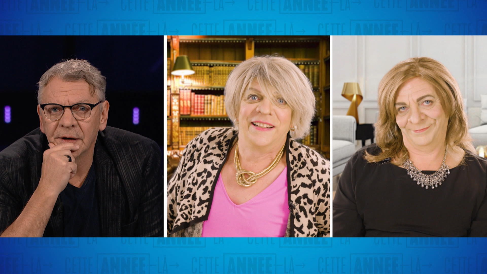 Entrevue de Marc Labrèche avec Denise Bombardier et Nathalie Petrowski