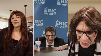 Marc Labrèche s'entretient avec Anne Casabonne, Éric Duhaime et Claire Samson
